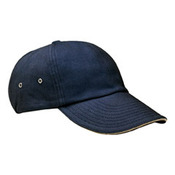 6-Panel Low-Profile Ultra Heavyweight Brushed Twill Sandwich Cap